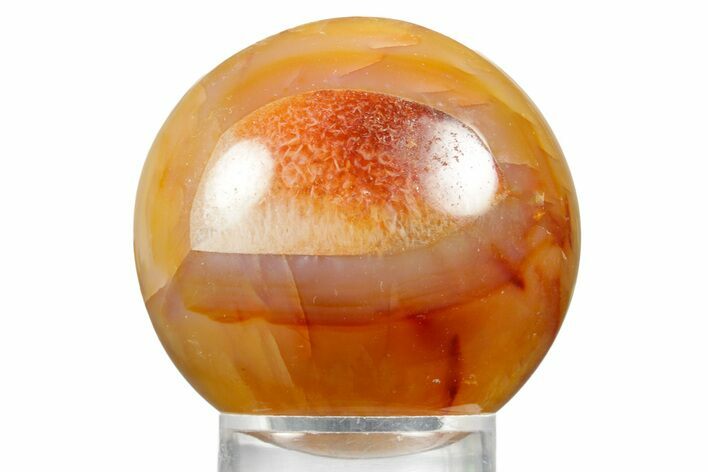 Colorful Carnelian Agate Sphere - Madagascar #361600